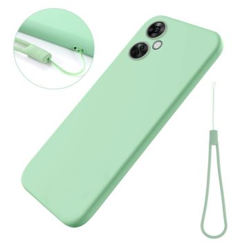 Matte vloeibare siliconen hoes voor OnePlus Nord N30 / OnePlus Nord CE 3 Lite - Groen