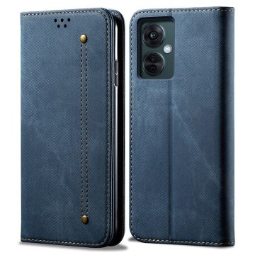 Jeans OnePlus Nord N30 / OnePlus Nord CE 3 Lite / Oppo K11x flip Hoesje - Blauw