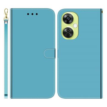 Mirror OnePlus Nord N30 / OnePlus Nord CE 3 Lite / Oppo K11x flip Hoesje - Blauw