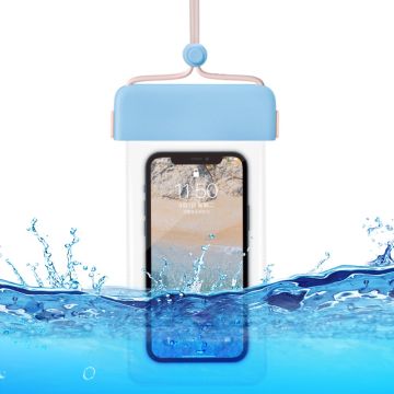 Universele IPX8 waterdichte eenvoudige etui voor 7 inch telefoons - Baby Blue