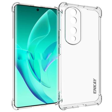 ENKAY transparante valbestendige hoes voor Honor 70 Pro / 70 Pro Plus