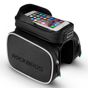 ROCKBROS fiets bovenbuis tas met touch screen venster voor 6,2-inch Smartphone - Satelliet