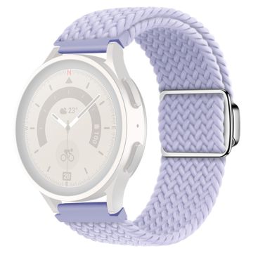 22 mm universele nylon riem met magnetische gesp - Misty Purple