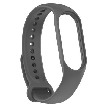 Xiaomi Mi Band 7 / 6 / 5 eenvoudig horlogebandje - Platina Staal Grijs