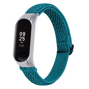 Xiaomi Mi Band 7 elastische nylon horlogeband - Groen Meer