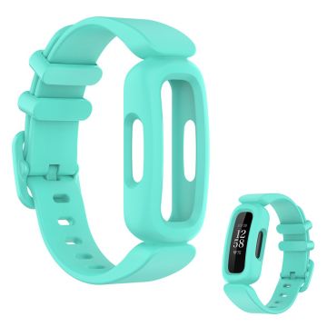 Fitbit Ace 3 / Inspire 2 geïntegreerd horlogebandje - Blauw Meer