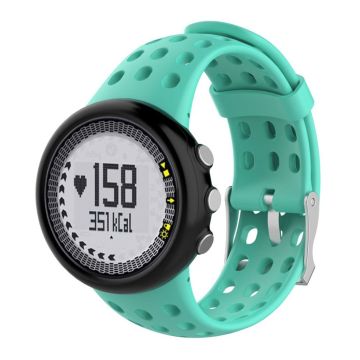 Suunto M1 M2 M4 M5 Horlogeband van zacht rubber en kunststof- turkis